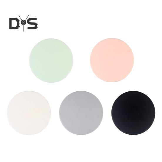 5Pcs Silicone Door Stopper Wall Protector Self-Adhesive Door Knob Wall Guard Shield Anti-collision Round Door Bumper Silencer Pad Buffer Sticker