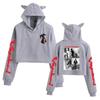 Vagabond Miyamoto Musashi Anime Cat Ear Hoodie for Women
