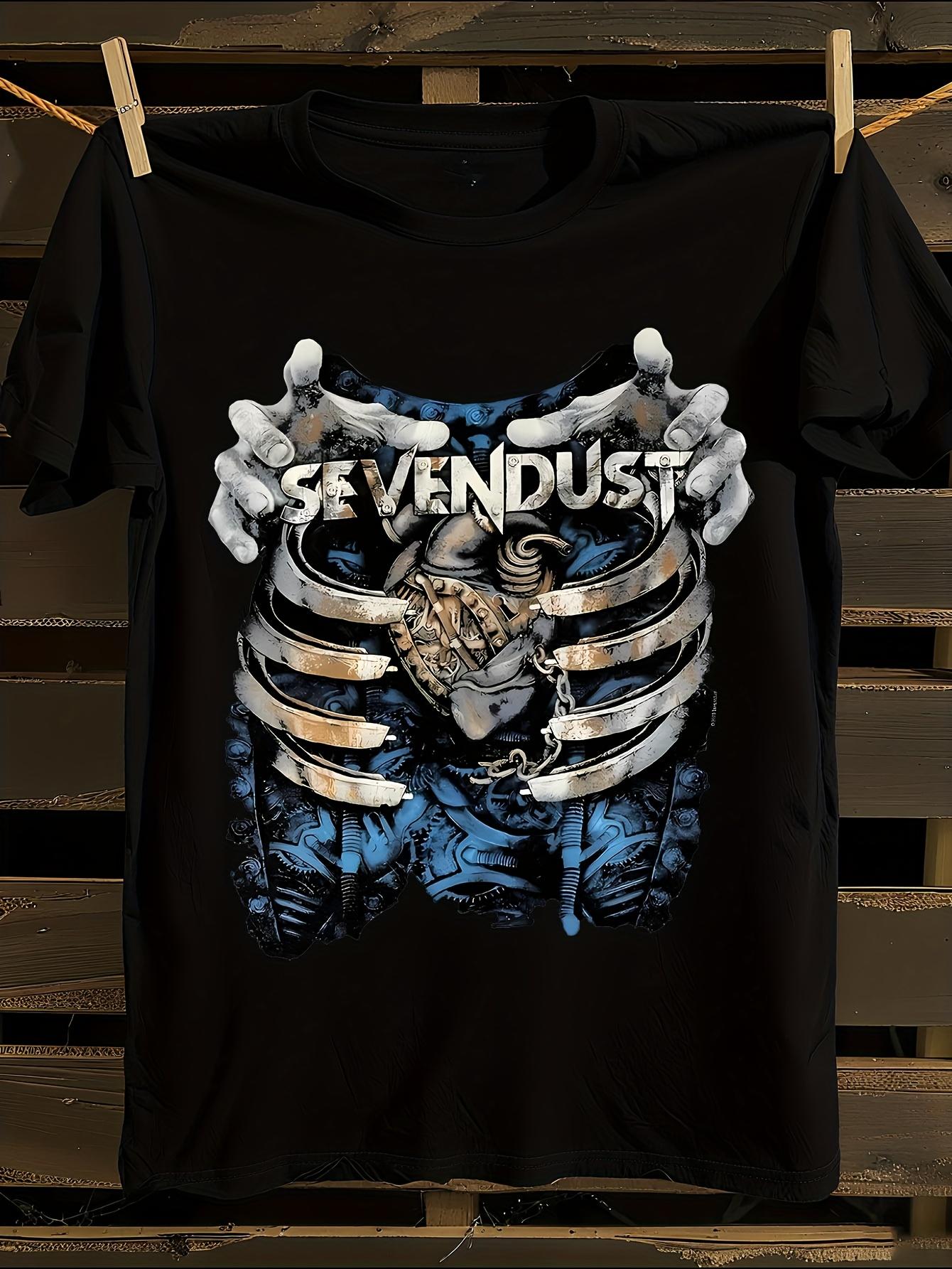 Sevendust Band Heavy Metal Graphic Tshirt XXL