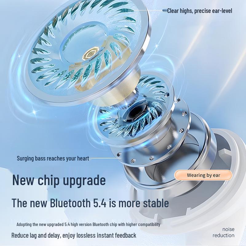 Universal Long-Lasting 3D Stereo Wireless Bluetooth Earbuds - In-Ear High-Fidelity, Comfortable Fit.