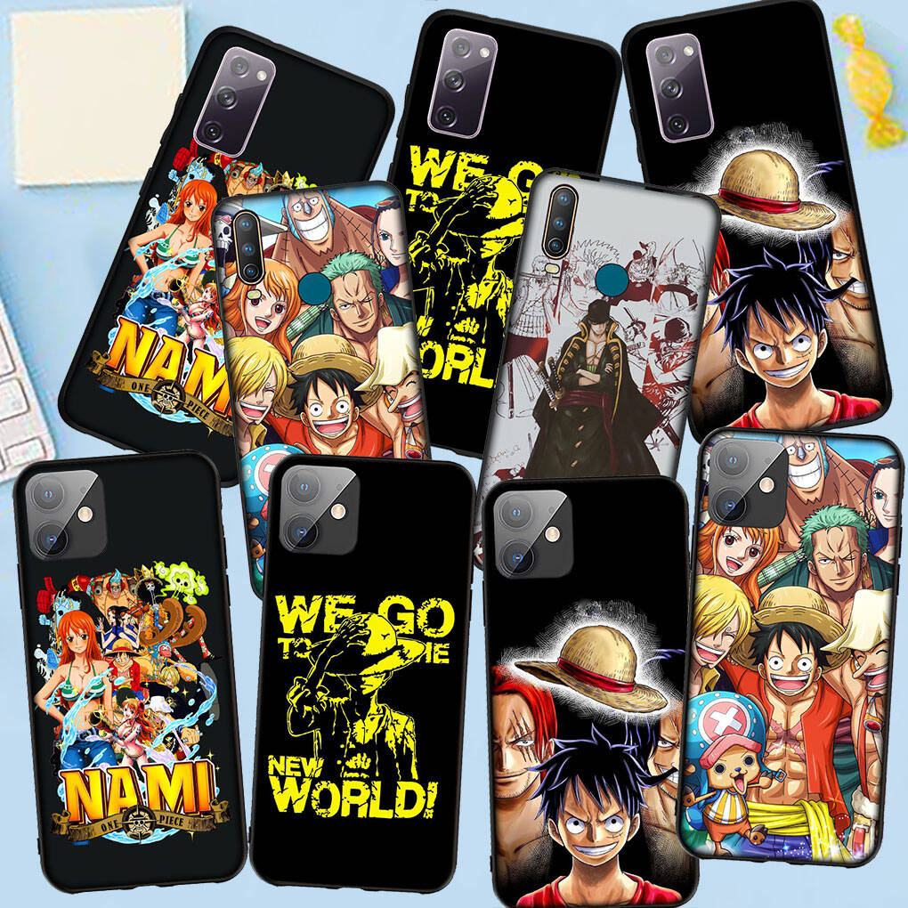 Phone Case for iPhone 17 15 16 Plus Redmi Note 14 12 11 13 Pro Max Huawei P30 P20 Lite Y9 OPPO A60 A40 A80 A18 A16 Poster Comics Luffy One Piece Cover