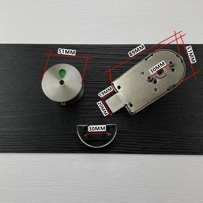 Thickened Stainless Steel Bathroom Partition Indicator Lock