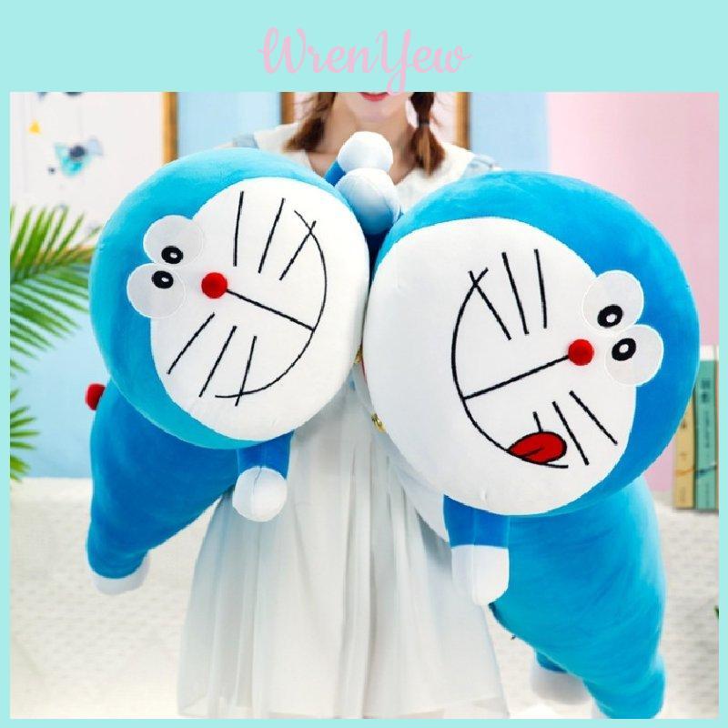 Ultra Soft Doraemon Plush Toy Hug Pillow For Sleeping Stretchy And Comfortable