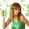 StPatrick Day Decorative Hair Clip LuckyClovers Hairhoop Festive Party Hair Pins