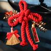 The Spring Festival of the snake into the house ceremony decoration Chinese knot Fu character pendant Qiao moved the joy of the living room decoration