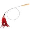 DIY Cat Toy Accessories Feathers Funny Cat Stick With Wooden Handle Replacement Pet Toy Accessories