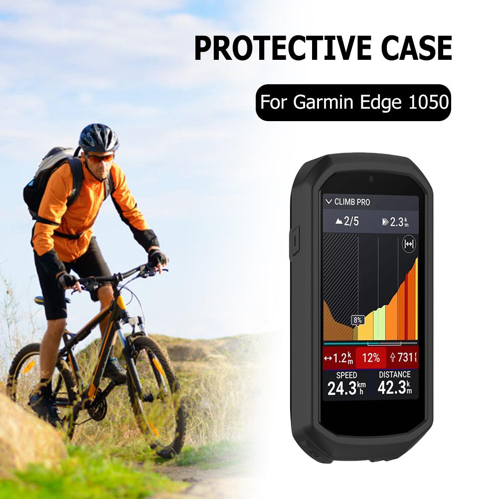 Silikonowe etui do komputera rowerowego GPS Garmin Edge 1050, etui ochronne, odporne na zarysowania, osłona ochronna stopera rowerowego, obudowa zderzaka