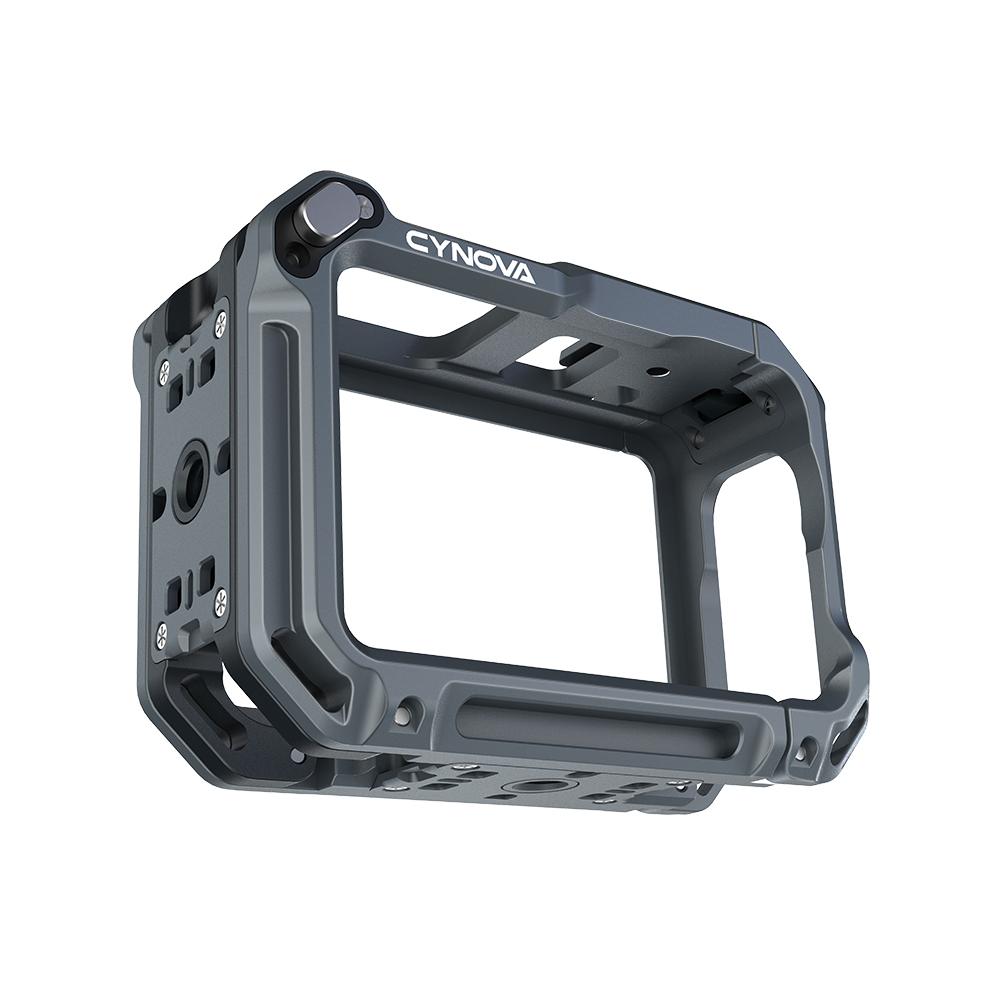 For DJI ACTION6 Metal Rabbit Cage Vlog Grip Mount Quick Release Ergonomic Camera Accessory