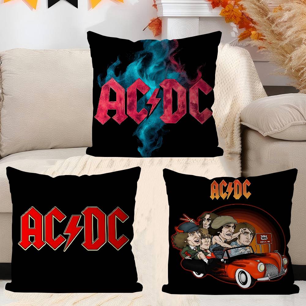 Musik Kunst A-ACDC Kissenbezug Dekokissen Sofa Heimdeko Hülle Kissenbezüge