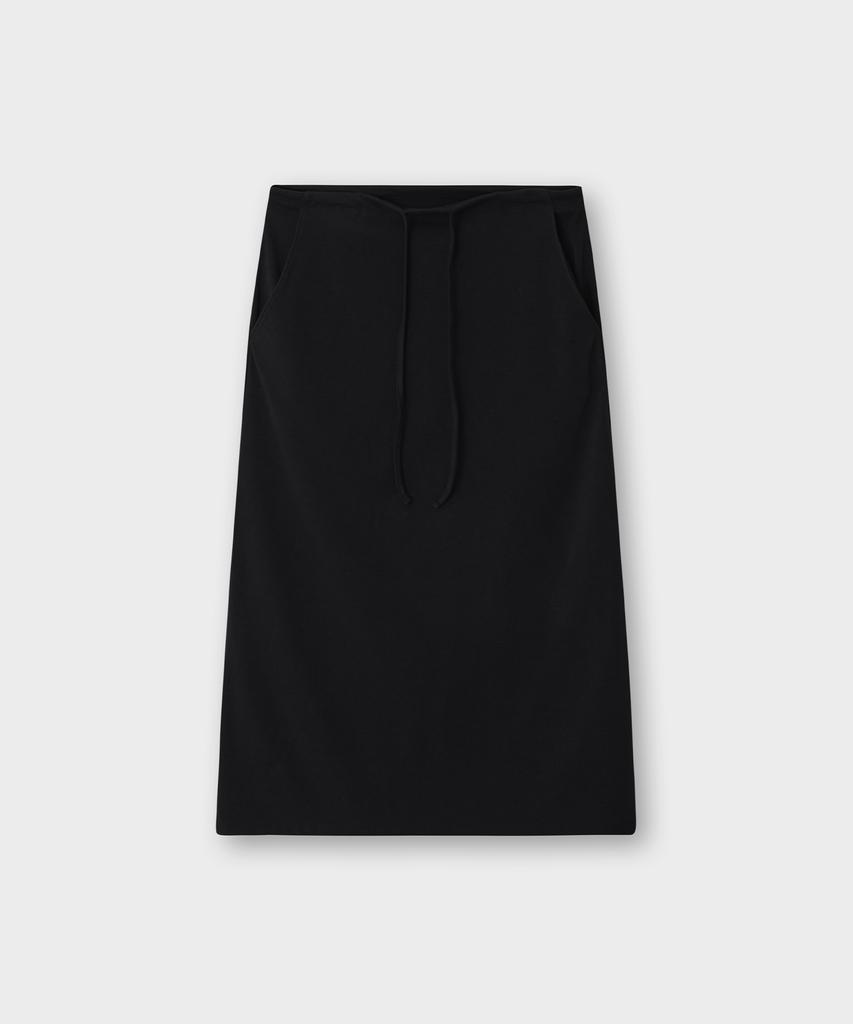 Deolil Bake Long Skirt_Black
