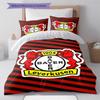 Bayer Leverkusen Pattern Bedding Set Quilt Cover Pillowcase Home Decor Gift (1 * Duvet Cover + 2 * Pillowcase, Without Core)