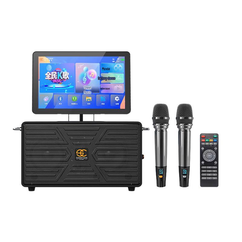 Outdoor Portable Karaoke Bluetooth Speaker CN Plug (adapter Included)