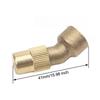 Brass Made Adjustable Nozzle for High Pressure Spraying Systems with 45 Degree Spray Pattern for Farm and Garden Use