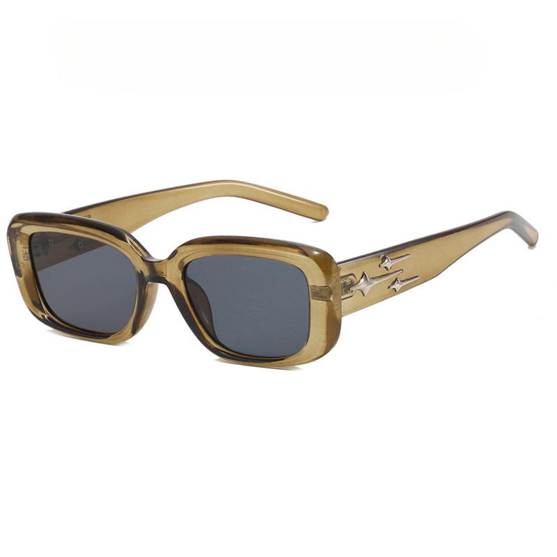 Square Meteor Sunglasses New Korean Version Net Red Sunglasses Fashion Personality Street Photo Sunglasses