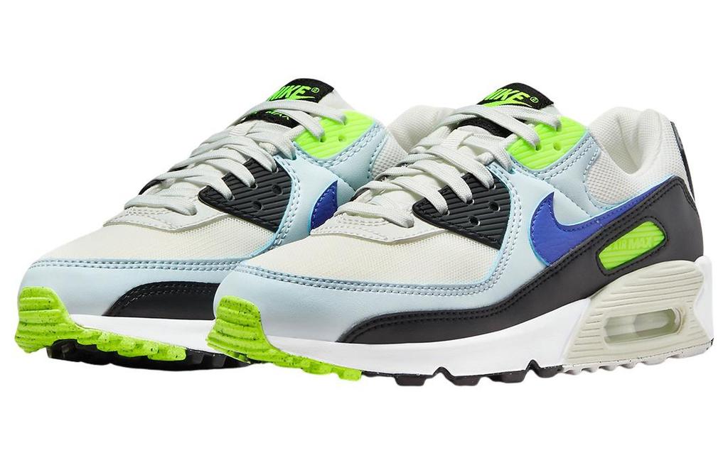 Nike Air Max 90 White Blue Tint Volt Women's DH8010-102