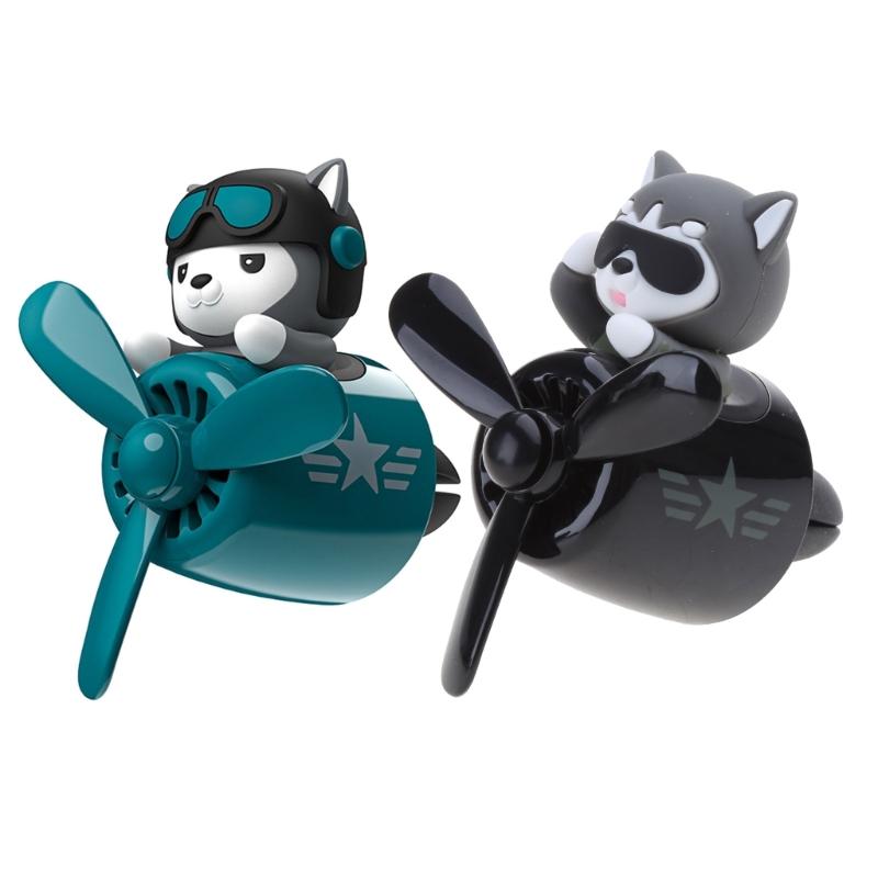 Styling Auto Aromatherapy Husky/ Bear Perfume Diffuser Air Vent Lovely Car Accessories Souvenir Present