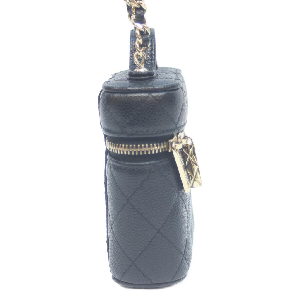 CHANEL No. 31 AP2503 Black Caviar GHardware Small Vanity Chainshoulder Shoulder bag blackUsed