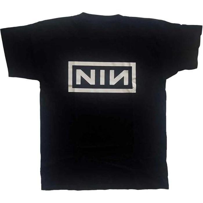 

Nine Inch Nails NIN Box Logo Print Cotton TShirt Industrial Metal Band Unisex Short Sleeve Tee XL