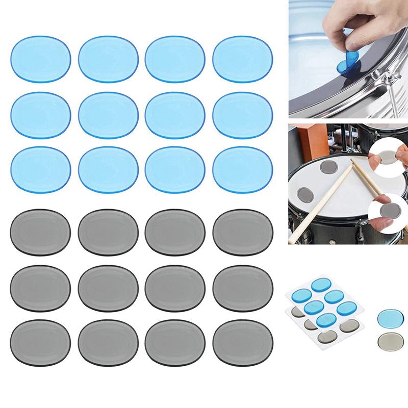 6 szt. Podkładka wyciszająca do perkusji Silikonowy Jazzowy werbel Kontrola tonu Amortyzująca Tłumik do perkusji 4 Opcjonalne kolory Dla perkusistów