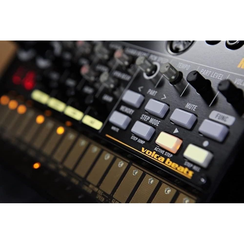 KORG analog rhythm machine, volca beats, 16 step sequencer, battery operated, built-in speaker, h...
