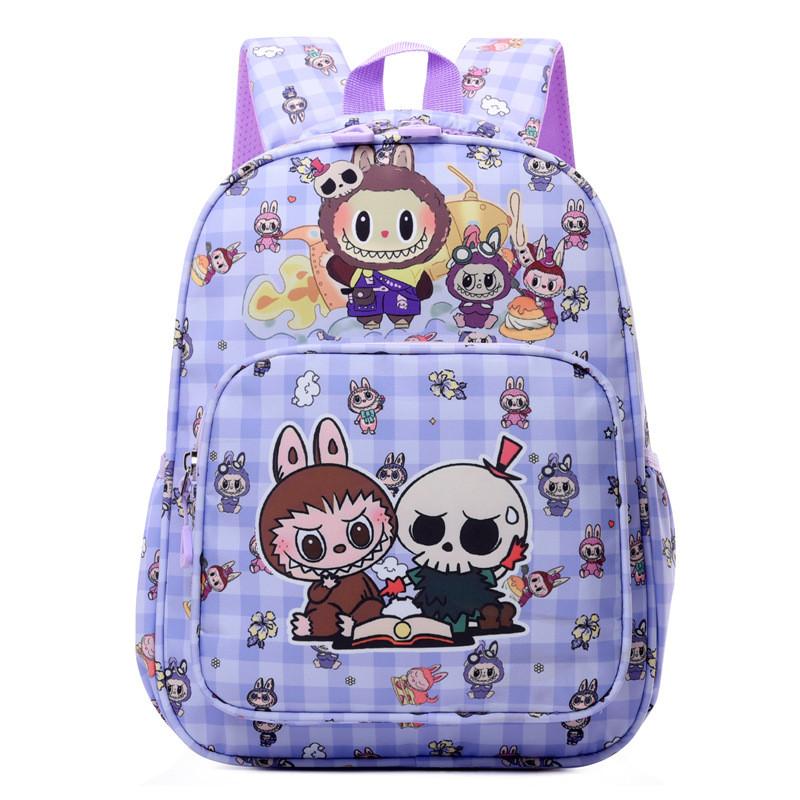 Adorable Labubu Children's Backpack In Cute Cartoon Style Perfect For School Use