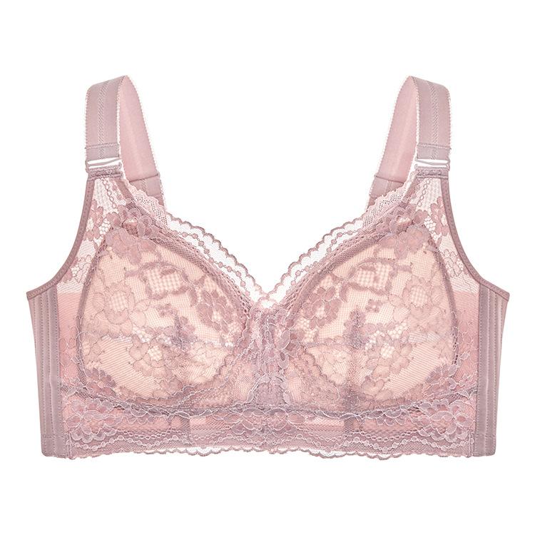 Thin Lingerie Women's Plus-size Bra Adjustable Gathering Bra Breast Retraction Anti-sagging Bra Push Up Bra