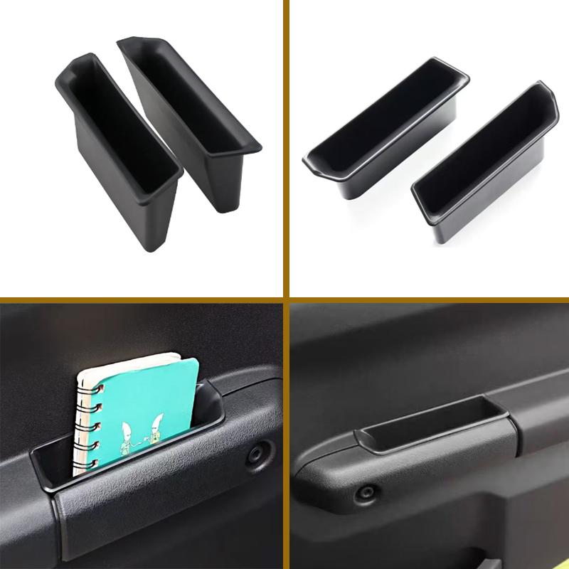 For Suzuki Jimny JB64 JB74W 2019-2026 Car Front back Door Side Handle Storage Box Organizer Tray  Accessories