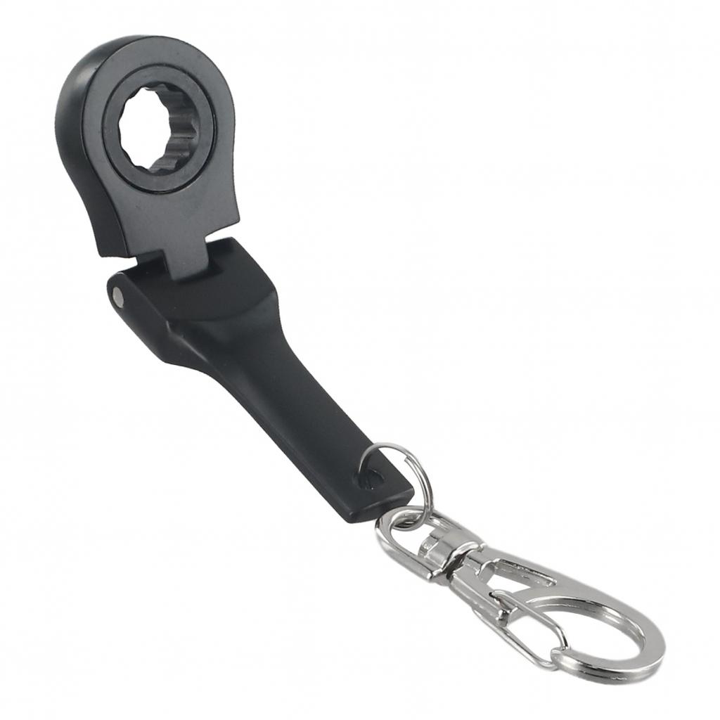 Key Chain Portable Wrench Mm Ratchet Spanner Movable Ratchet Wrench