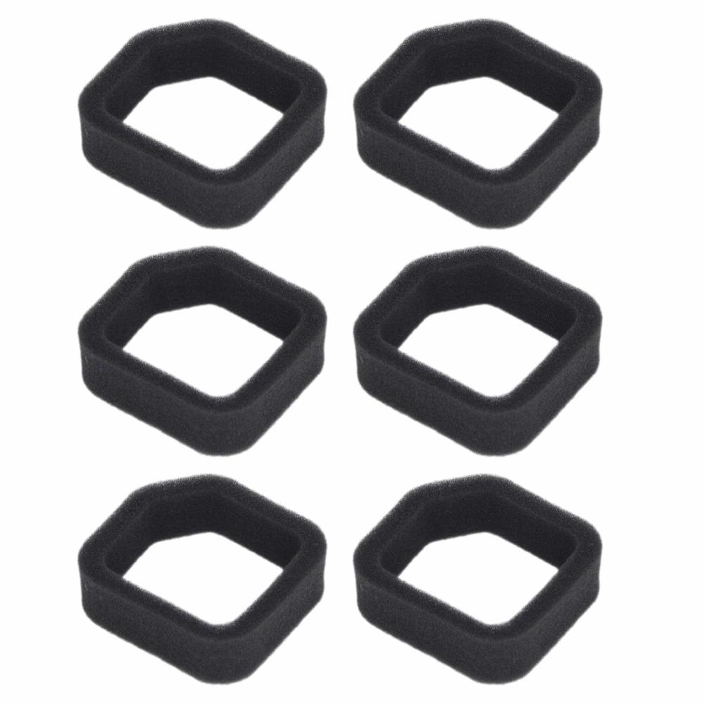 6PCS Cotton Engine Air Filter Garden Tool Air Filter for Ryobi RY251PH RY254BC  RY25AXB