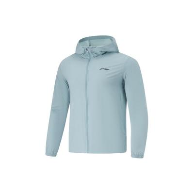 Li-Ning Ochrana proti UV záření Technologie chlazení Odvod vlhkosti Prodyšná Mikina s kapucí Sportovní Fitness Softshellová Bunda Outdoorová Lehká Ochrana proti slunci AFDU163-2