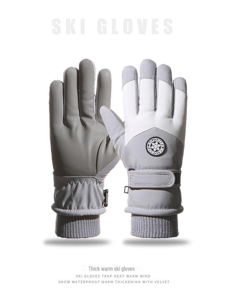 Windproof Waterproof Non-slip Touch Screen Cycling Gloves for Men and Women. Perfect for Skiing, Electric Car, Motorcycle In Autumn and Winter.