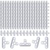 Pack of 200 Tile Spacers 10mm 3/8 Inch Accessory for Bricklaying and Flooring Clear Designs for Easy Application
