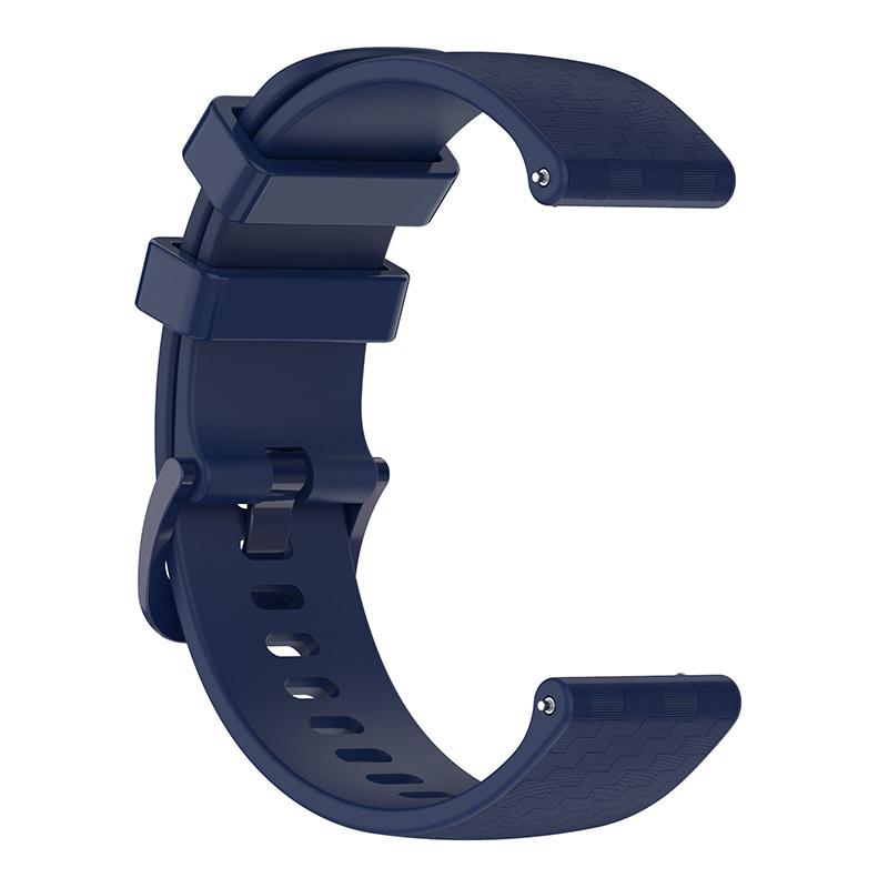 For Polar Vantage M/Vantage M2/Gait X/Gait X Pro Carbon Fiber Texture Silicone Watch Band Replacement Wrist Strap with Buckle