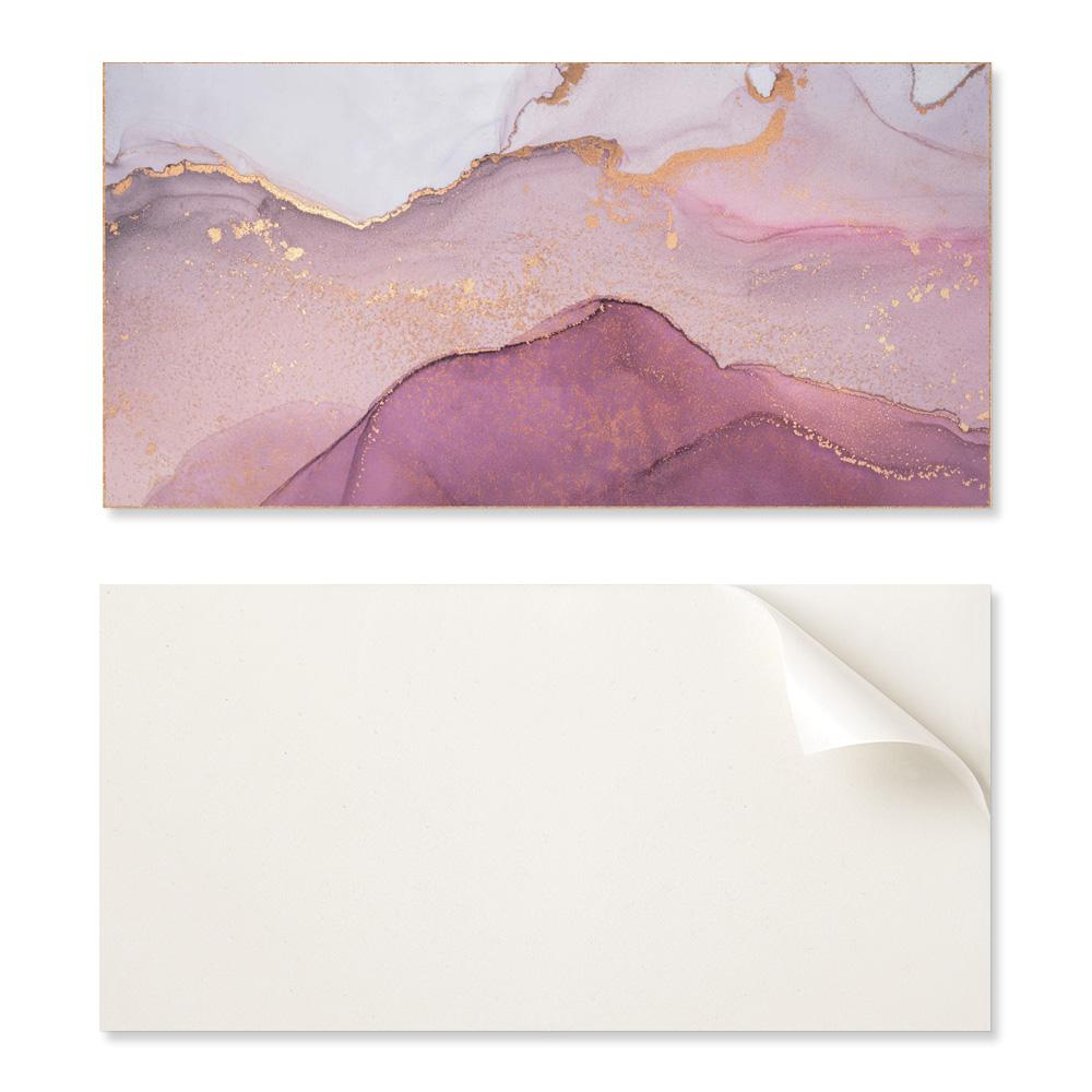 Winylowy Panel Samoprzylepny Do Pokoju Młodzieżowego 120X60 Cm Abstrakcyjny Krajobraz Z Falami