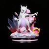 Mew Mewtwo Lapras Squirtle Can Emit Light Scene Anime Figure Model Doll 16cm Decorative Gifts Collected Toy