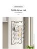 Punch-Free Wall-Mounted Kitchen Storage Rack: Multi-Tier Pot Lid and Cutting Board Organizer
