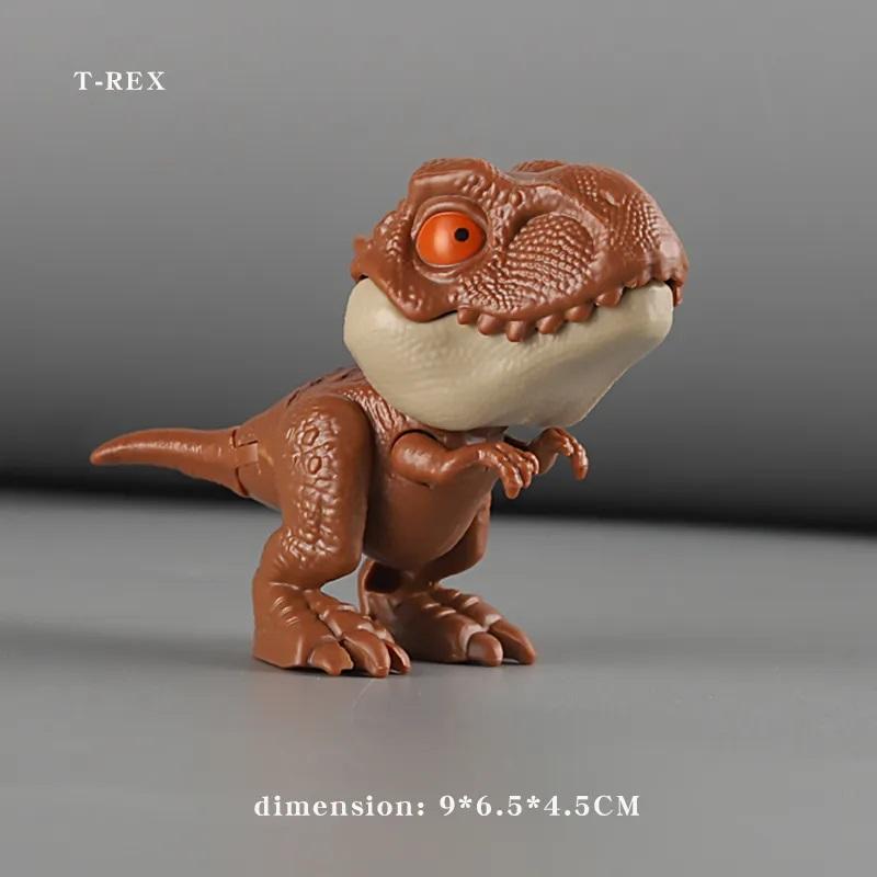 Dinosauři koušící do prstů Pohyblivé klouby Zábavné Dino Kreativní Podvodné Simulační Modely Dinosaurů Hračky Dětské Vzdělávací Hračky