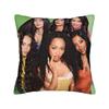 Katseye Pillowcase Double-Sided Printing Polyester Cushion Cover Decor Kpop Style Music Pillow Case Cover Home Square 40*40Cm