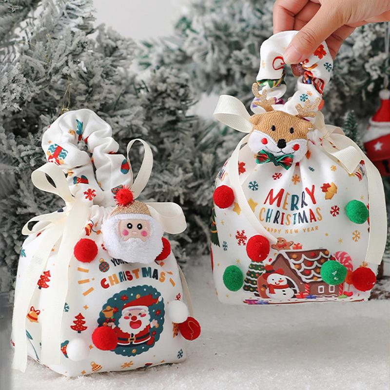 Christmas Eve Apple Packaging Bag Peace Apple Gift Bag Children'S Portable Candy 2025 Gift Bag