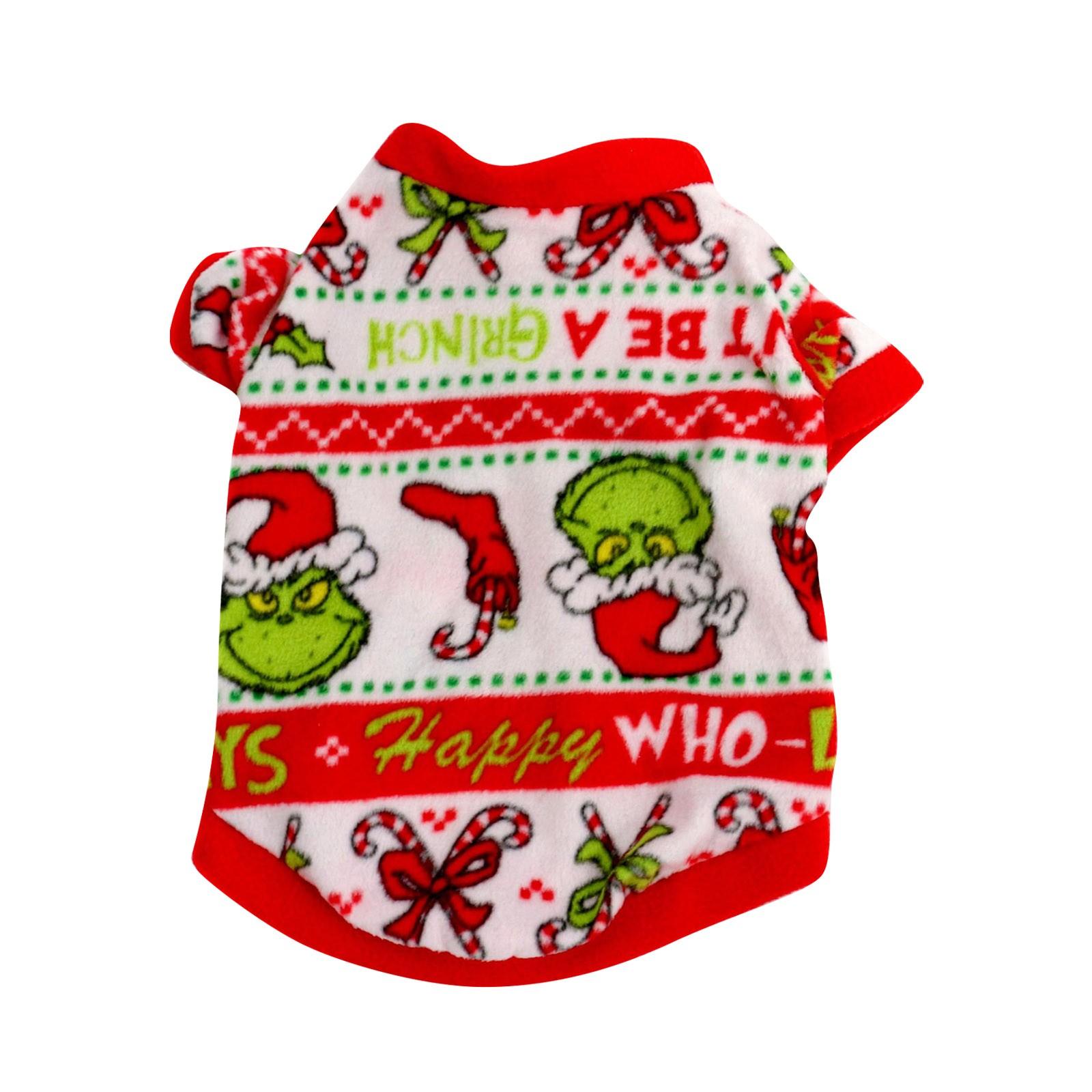 

Pet Puppy Осень и зима Polars флис теплый свитер Рождество One Size