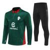Halbzip Bestickter Fußball Trainingsanzug Set Arsenal Barcelona Real Madrid Camouflage Fußballanzug