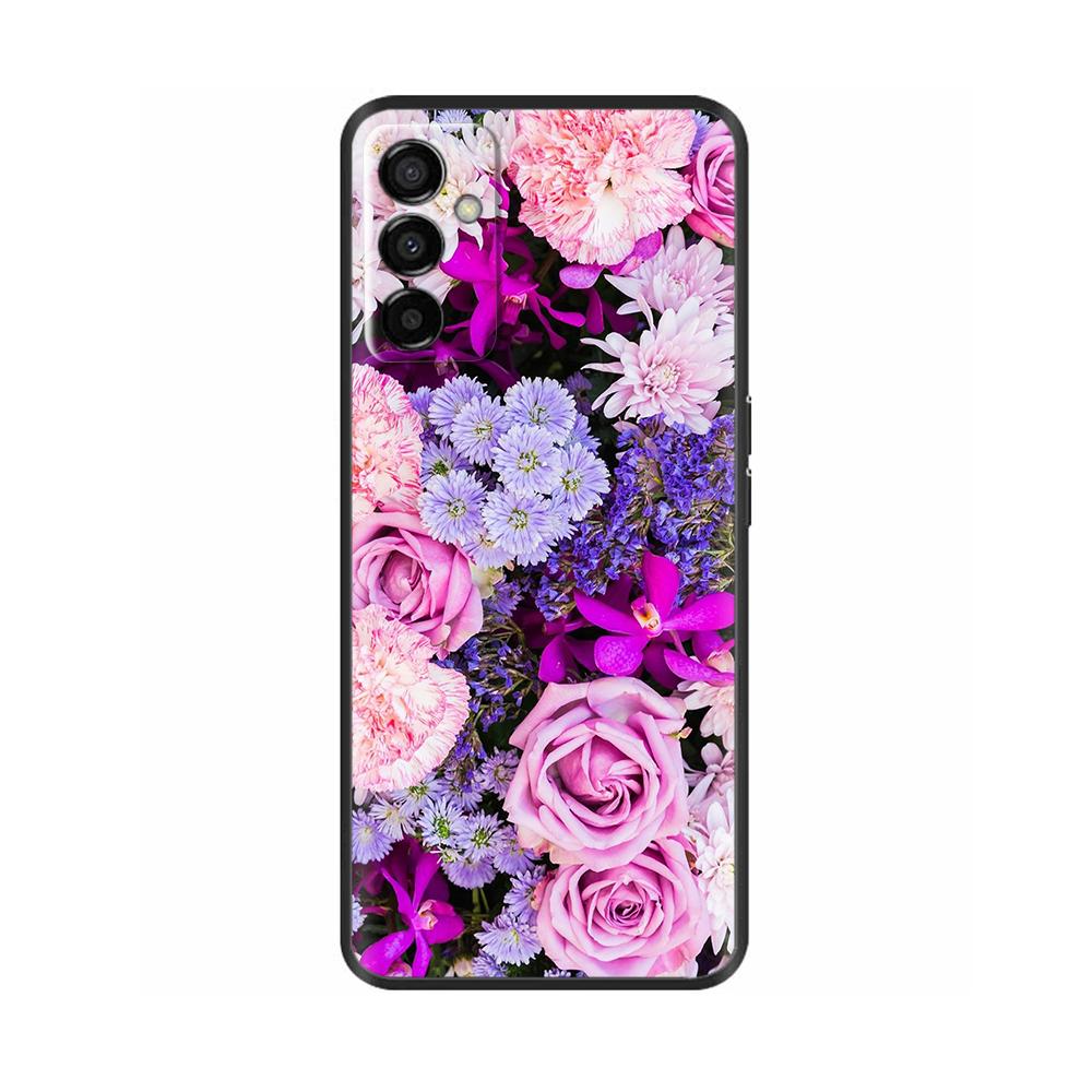 For Samsung Galaxy M13 4G Case Cartoon Butterfly Soft Silicone TPU Phone Cases For Samsung M13 Cover M 13 Coque Shockproof Funda