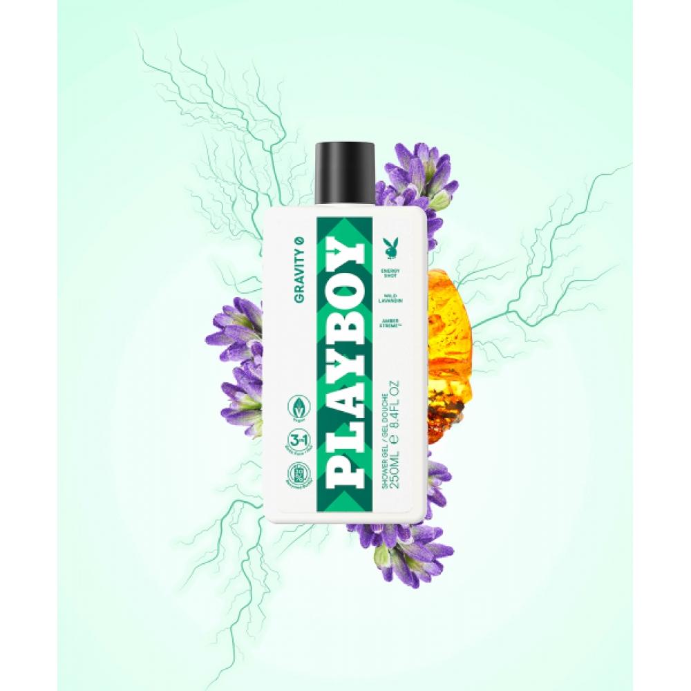 Playboy Perfume Gravity Zero Shower Gel 250ml FREE