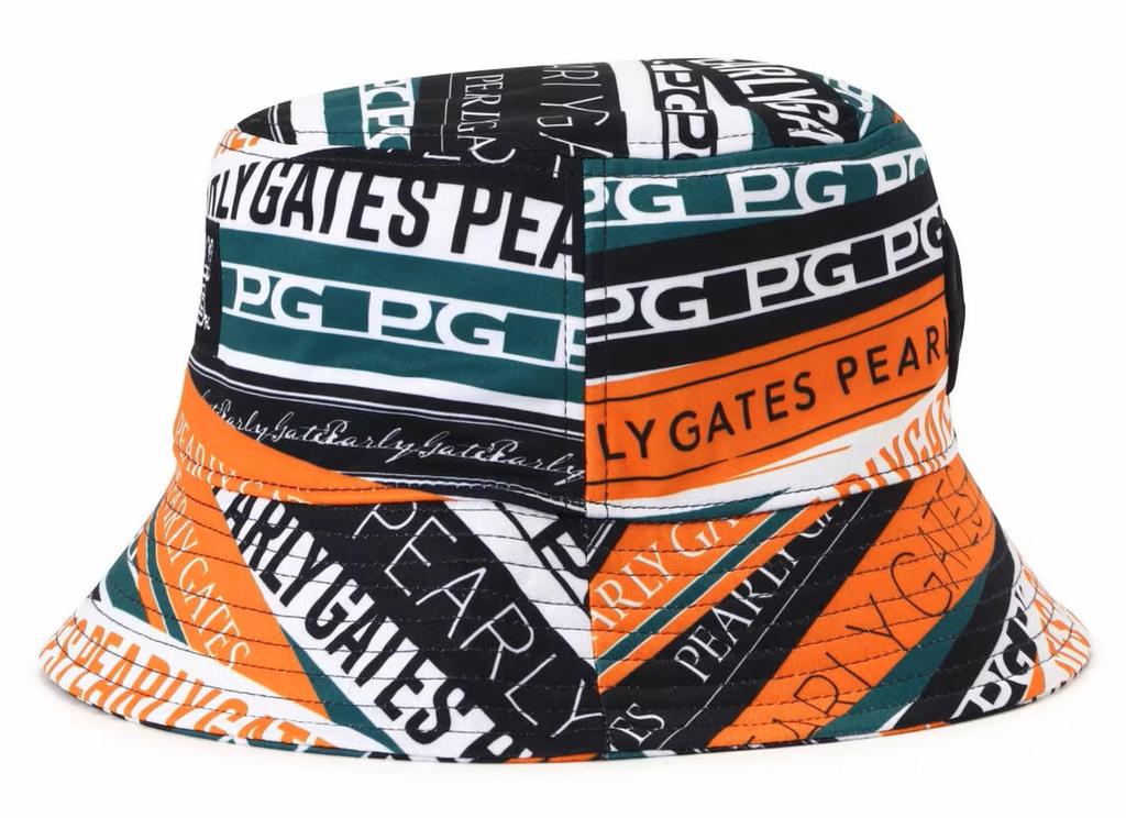 Unisex Bucket Hat Ribbon Golf Hat FR [PEARLY GATES] (Logo Pattern) / / 053-4287005 151_Orange