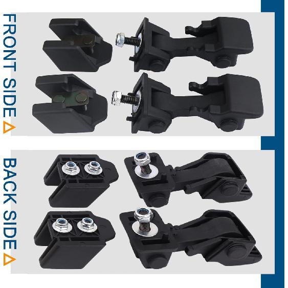 Hood Latch W/Catch Bracket & Rubber Strap 55395653AG Compatible With Jeep Wrangler JK JKU 2007 2008 2009 2010 2011 2012 2013 2014 2015 2016 2017 Hood