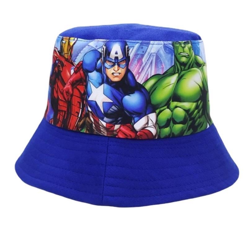 Cartoon Kids Fishing Hat With Sun Protection In Cars Stitch Spiderman And More!