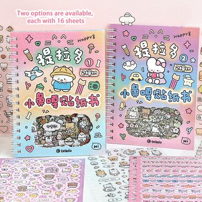 Schattig Kpop Decoratief Stickerboek Washi Papier Journal DIY Materiaal Decoratie Kawaii Stickers Scrapbooking Ins Kantoorbenodigdheden