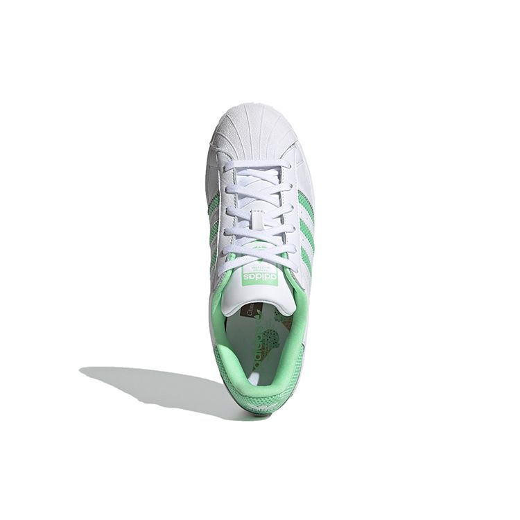 Adidas Superstar White Glory Mint Women Sneakers Cloud-White H03894