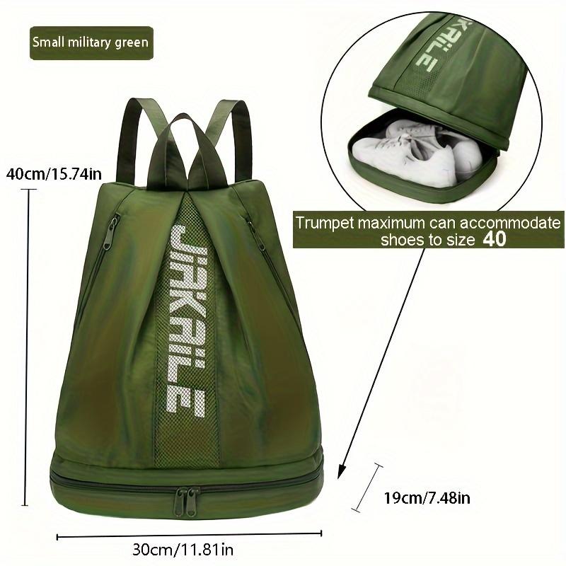 Vielseitiger & Leichter Reiserucksack, Verstellbare Riemen für Fitnessstudio, Fitness, Tanz, Strand - Bietet Platz für Schuhe