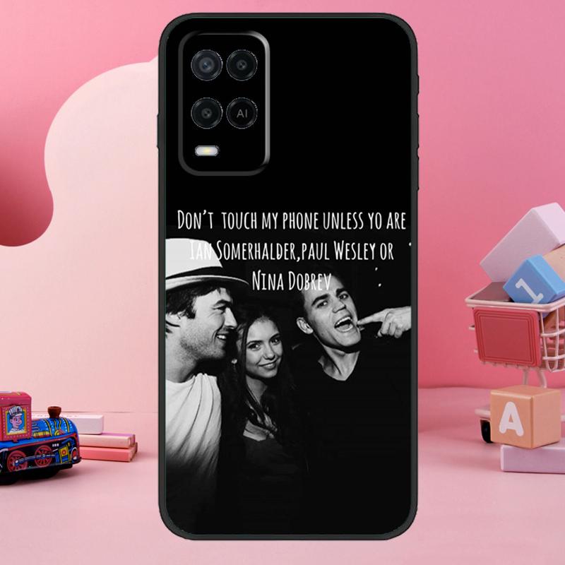 Damon Salvatore Vampire Diaries Case For OPPO A17 A77 A57 A54 A53 S A31 A5 A9 A15 A52 A72 A91 A93 A74 A94 A16 A76 A96 Cover